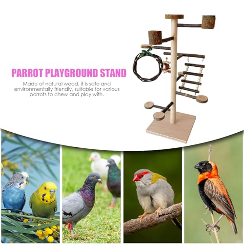 Accessoires de cage et support de jeu pour oiseaux : perchoirs pour perruches et calopsittes - 3