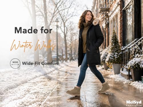 Image of 100% Sheepskin Mini Boots with Arch Support Options: Warm to -22F
