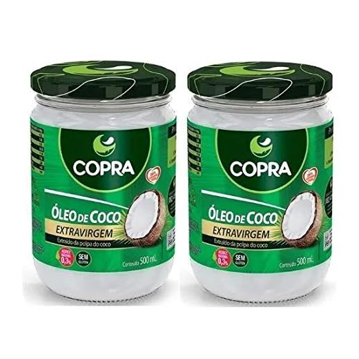 Óleo De Coco Copra Extravirgem 2x 500ml