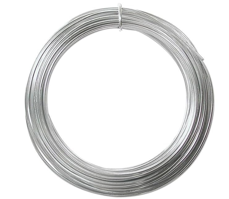 Image of Silver Aluminum Wire 1.5mm and 33foot long for Craft Modelling and Stop Animation