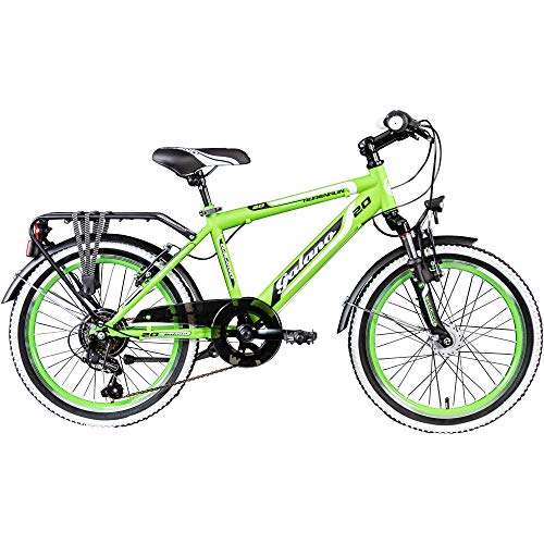 Galano 20 Zoll MTB Jugendfahrrad Adrenalin Kinderfahrrad Mountainbike, Farbe:Grün – Bild 3