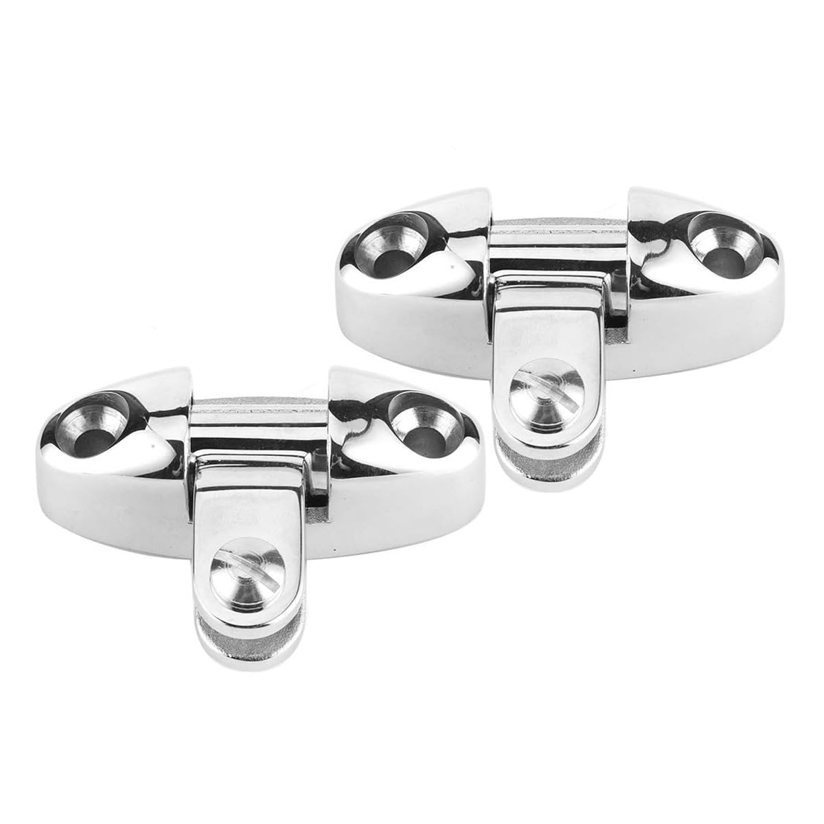 Supporto per tendalino per barca con cerniera, ponte marino, montaggio del tetto del tendalino, cerniera rotante per ponte con cuscinetto in gomma, accessori per yacht e nautica