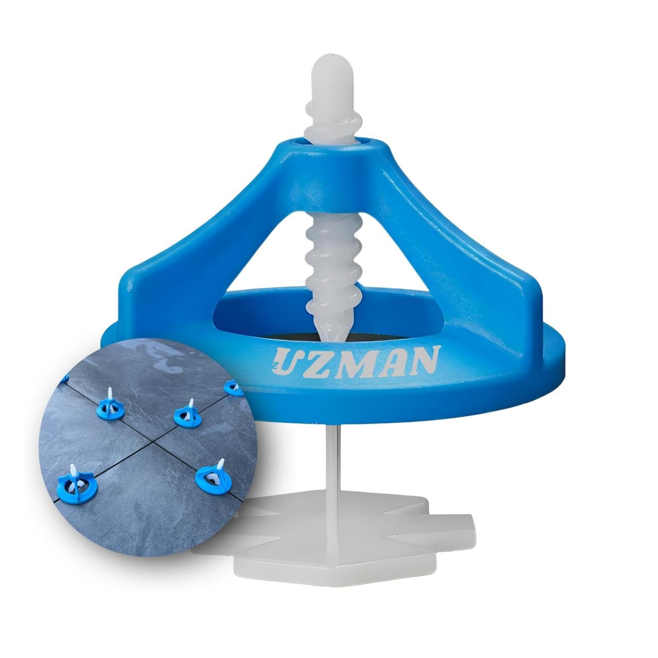 Uzman Sistema di livellamento delle piastrelle, larghezza delle fughe da 1 a 3 mm, cunei per una perfetta immagine delle fughe (1,5 mm – 400 linguette + 200 cappe)