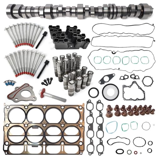BTSCAR L83 AFM DOD 5.3 Camshaft Kit with Head Gasket Set, Fit for 2014-2018 Chevrolet Silverado Suburban Tahoe GMC Sierra Yukon Gen V #12499225 ES73121