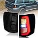 IBDLCXUOP Pair LED Taillights For 1999 2000 2001 2002 2003 2004 Grand Cherokee MK2 WJ Taillamp Rear Lamp Brake Fog Turn Signal Light(Pair of Red)