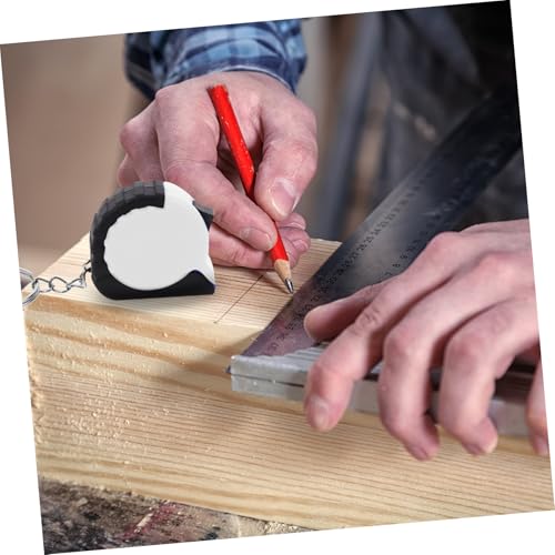 Cinta métrica mini portátil OSALADI con llavero 10 piezas miniatura 5