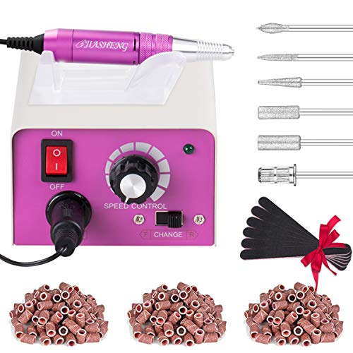 30000RPM Nail Drill, Electric Nail File Machine Professional Manicure Efile Drill Acrylic Nail Kit Drills Nail Polishing Tool for Salon Home Use