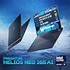 Acer Predator Helios Neo 16s Ai, Pc Gaming Portatile, Intel Ultra 9 275HX, GeForce RTX 5070Ti 12GB, RAM 32GB DDR5, SSD 2TB (2x1Tb), Display 16" Oled 240Hz, Thunderbolt 4, WiFi 6E, Tastiera RGB, Win 11