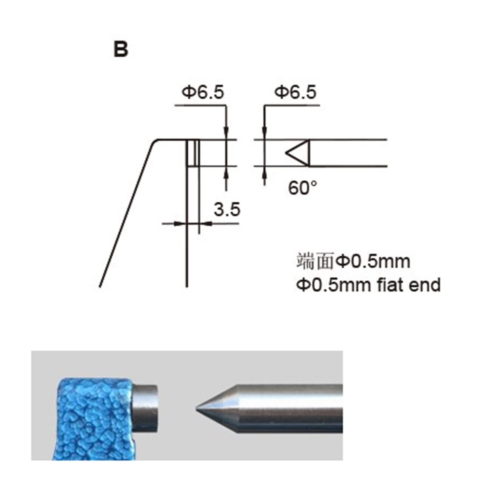 Mikrometr, IP65 Wodoodporne elektroniczne mikrometry jednopunktowe 0,001 mm ćwiczenia pomiarowe rowki i trudno dostępny dimensio(Type C 0-25mm)