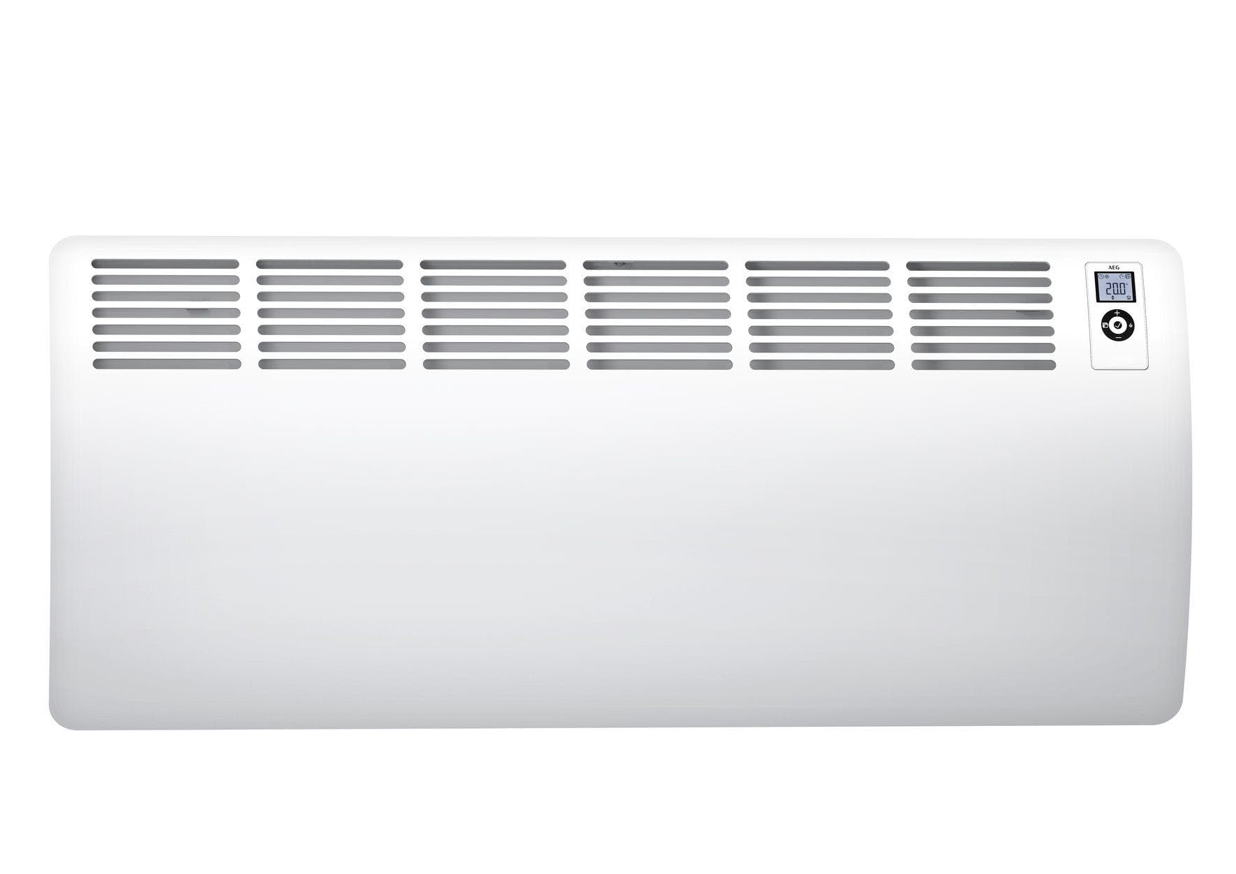 AEG Wandkonvektor WKL 3000 Comfort, Elektroheizung energiesparend, 3000 W für ca. 35 m², VDE geprüft, LCD Display, Wochenzeitschaltuhr, 120 Min. Timer, Silent Mode, 238721