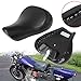 Motorcycle Driver Rider Solo Seat Cushion For Harley Sportster XL883C 883 1200 Custom 72 48 1983-2003, Black