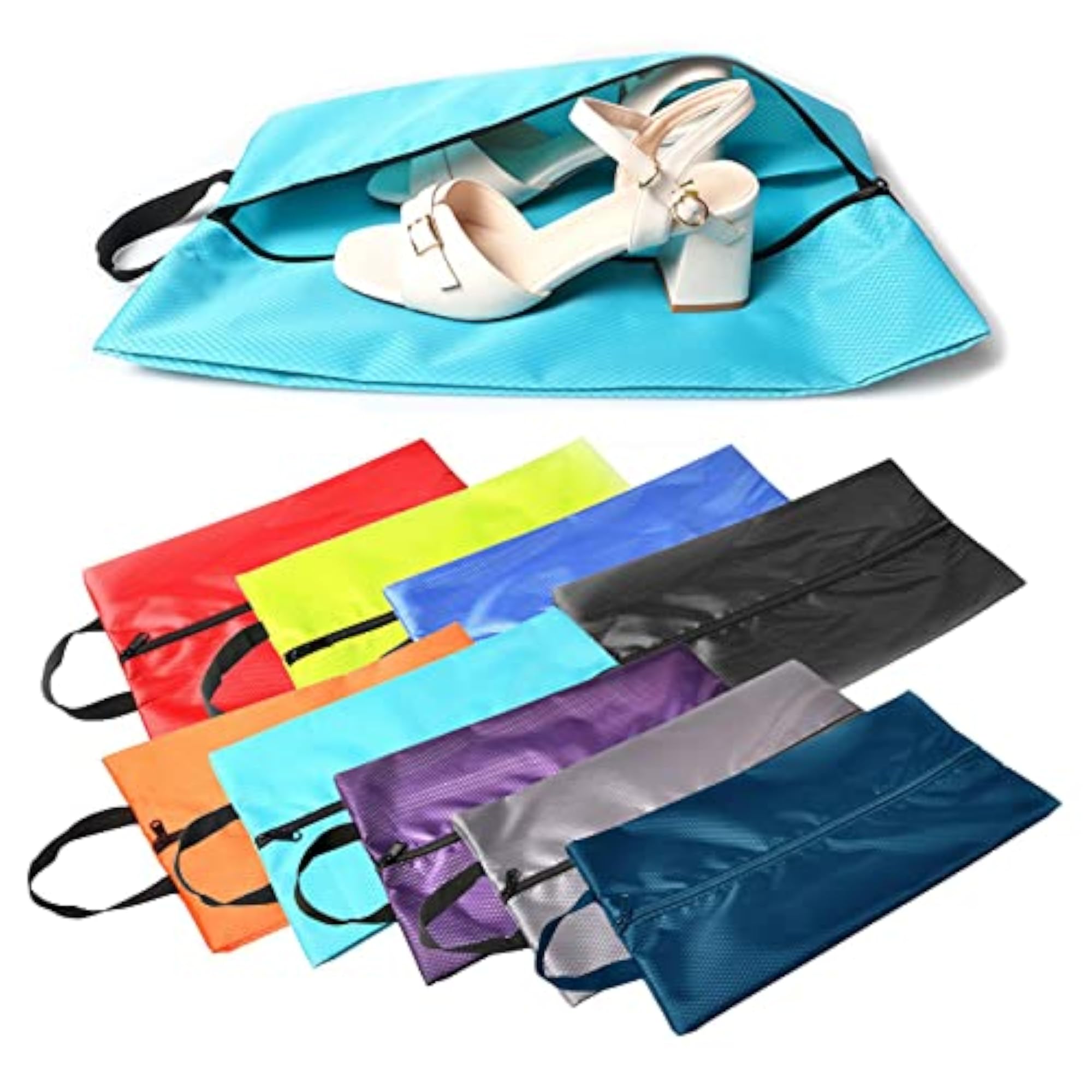Multifunction Travel Shoes Bags Toiletry Carrier Case, Waterproof Red
