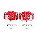 Power Stop Front S15008 Pair of High-Temp Red Powder Coated Calipers For Ford Mustang 2015-2023 [Model Specific]