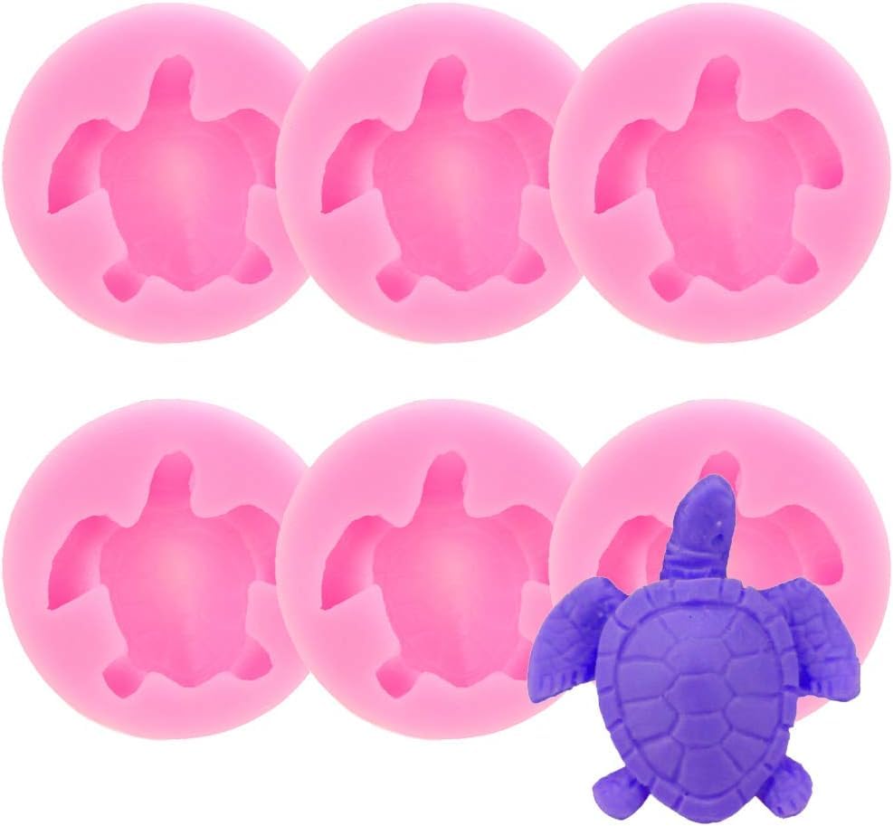 Single Cavity Sea Turtle Fondant Mould, Good Luck Turtle Candy Chocolate Mold, Tortoise Resin Making Mold Sugarpaste for Desserts DIY Baking Cake Muffin Bread Decoration Tools (1)-image-44