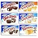 Snack Cake and Cupcake Lovers Variety Pack | 6 Different Flavors | 54 Cakes Total (Chocolate Cupcakes & Zingers, Ding Dongs, Orange & Birthday Cupcakes and Vanilla Twinkies)
