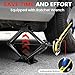 KROAK Scissor Jack Lift 2T, Car Jack Kit Tire Jack with Ratchet Wrenches & Telescopic Wrenches, Universal Emergency Kit 4409 lbs, Portable Tire Changing Kit for Vehicle/SUV/MPV