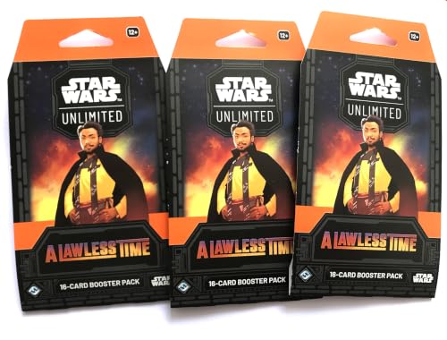 3 Booster Packs of Star Wars Unlimited: A Lawless Time by Wizards of the Coast