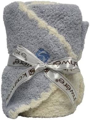 Amazon Co Jp カシウエア Kashwere ベビーブランケット キャップ Baby Blue With Crｅme 並行輸入品 ベビー マタニティ
