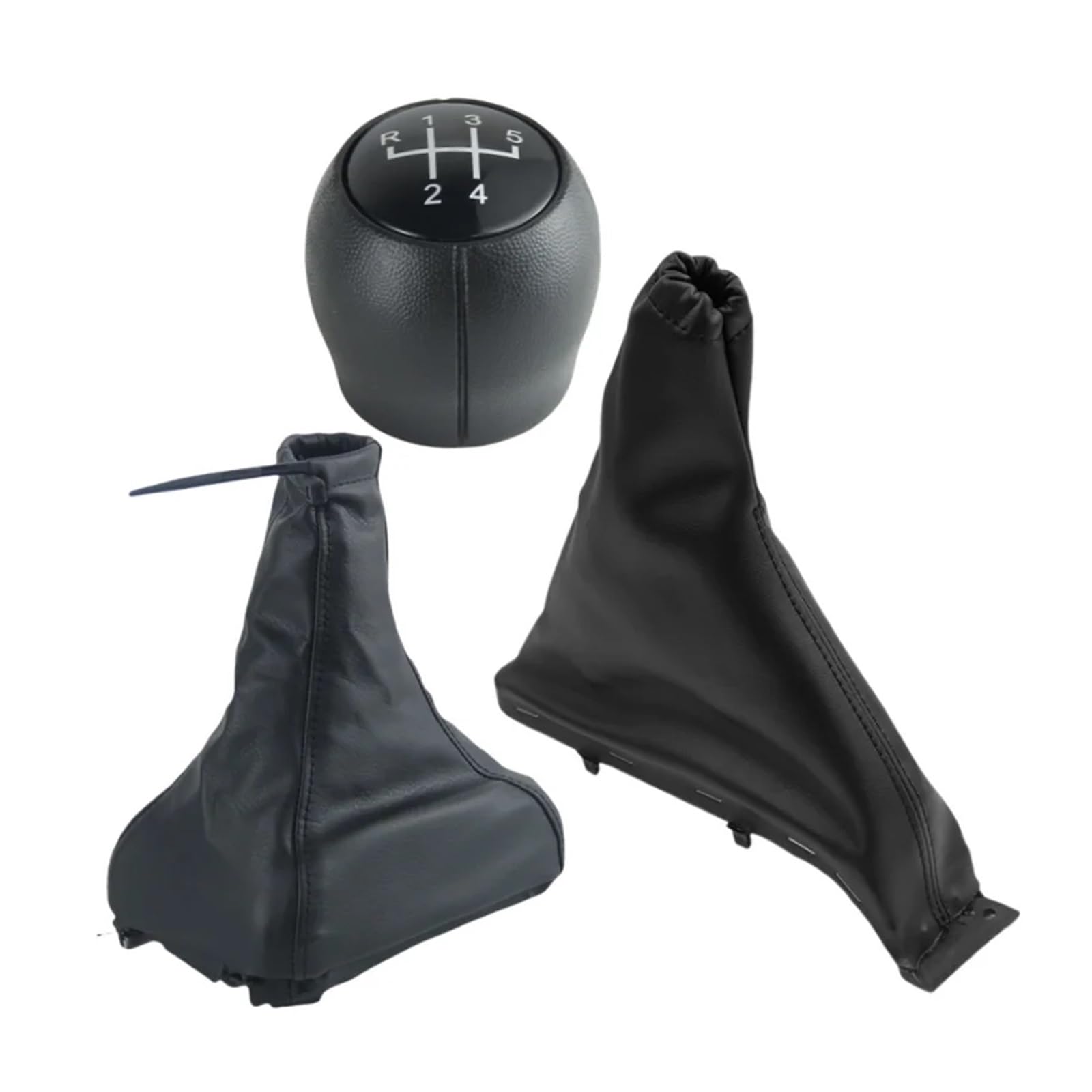 Valtorencia Gear Shift Knob Cover,Fit for Opel, Astra F 1991-1998 Gear Shift Collar Handbrake Grips Gaiter Boot Case Eplacement Shift knob Handle(3Pcs C)