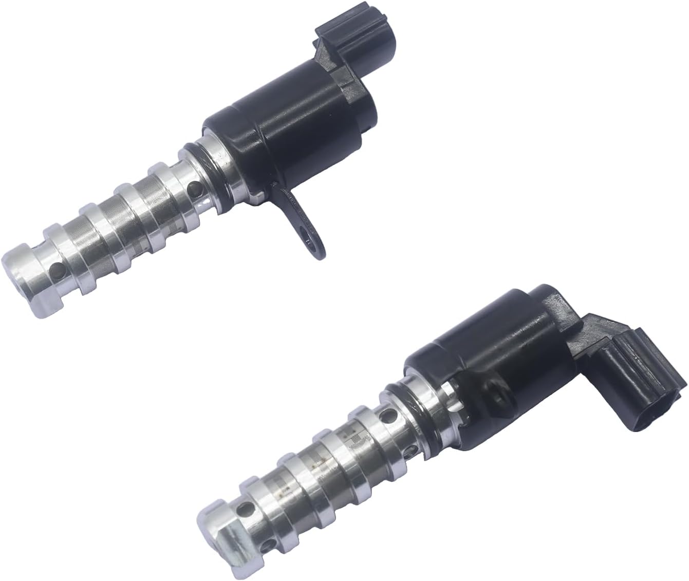 2pcs Intake and Exhaust Engine Variable Valve Timing VVT Solenoid Compatible with Hyundai Santa Fe Sonata Tucson Fit for Kia Fit for Sorento Optima L4 2.0L 2.4L 11-17 Replaces 243752G500 243552G500