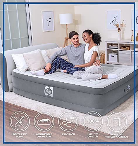 Sealy TriTech Double Luftbett mit integr. Elektropumpe + Lehne 229 x 152 x 79 cm - Image 3