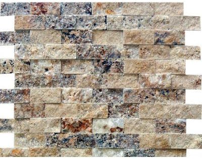 Scabos 2" x 1" Split Face Tile