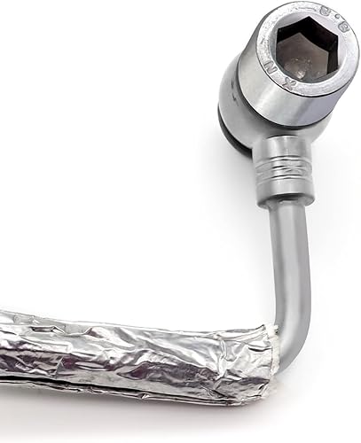 Miniatura 5 de Tubo de alimentación de aceite turbo compatible con Buick Chevrolet Cruze Sonic Encore 1.4L 2011 2012 2013 2014 2015 2016 2017 2018 Reemplazar