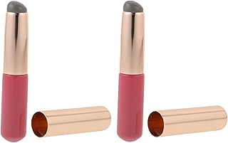 Outanaya Juego de 2 brochas de labios portáti...