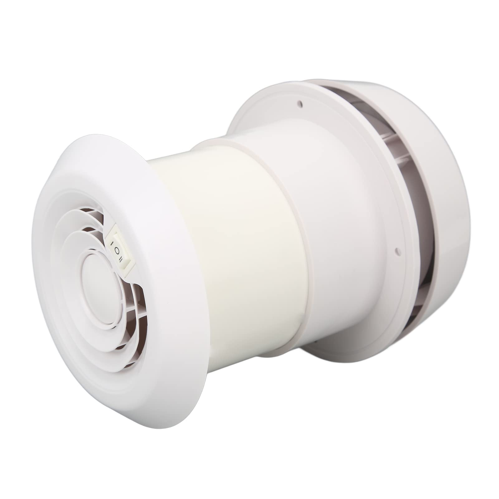 Akozon Silencieux DC12V RV Ventilateur D'extraction de Toit à énergie Solaire pour Camping-cars Caravanes Navires Yachts