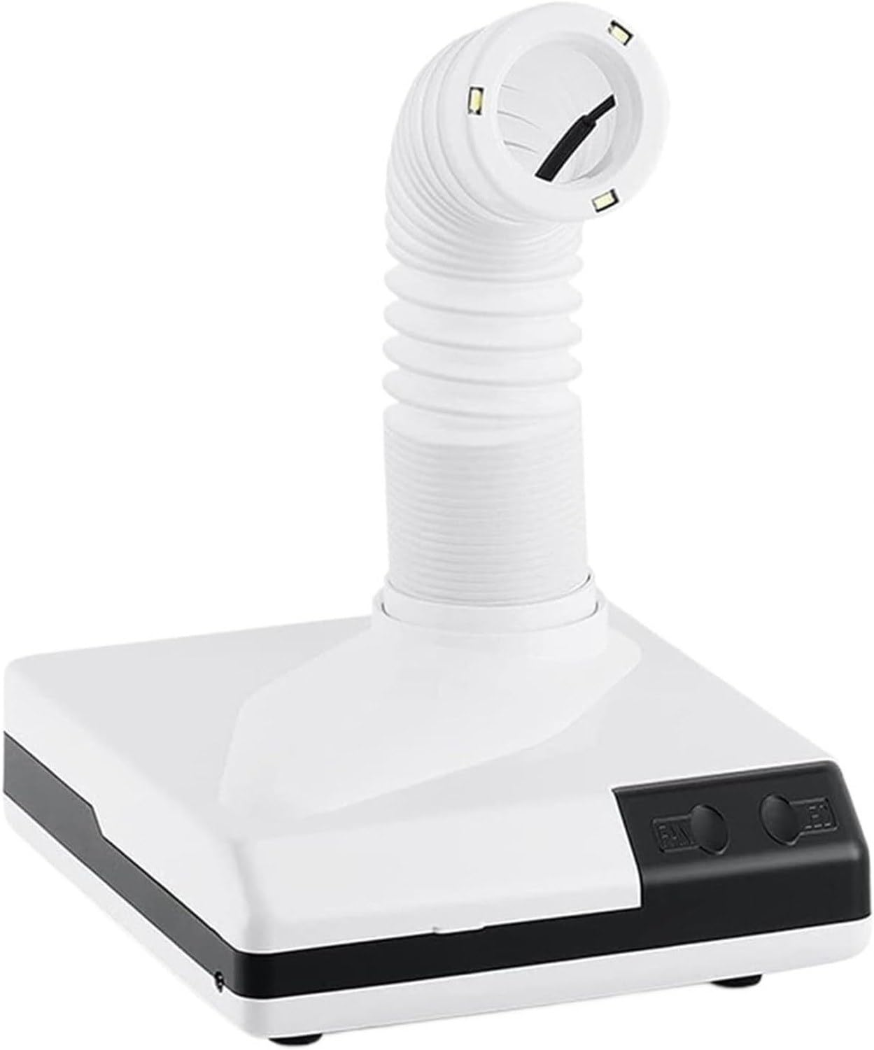 Aspiradora dental, colector de polvo de mesa con 3 LED de succión fuerte, removedor de polvo portátil para laboratorios dentales, solución de limpieza eficiente