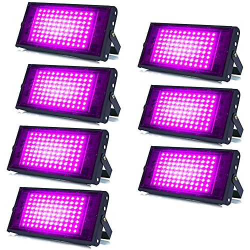Image of MLD BL2140 20W Led Flood Light AC 220V Waterproof Brick Focus Floodlights for Indoor Outdoor Lights | Pink | 20 Watt | Pack of 7