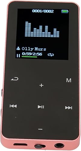 Miniatura 1 de Reproductor MP3 8G con Bluetooth, pantalla de 1.8 pulgadas, reproductor de música ultra delgado con reproducción de video, reducción de ruido