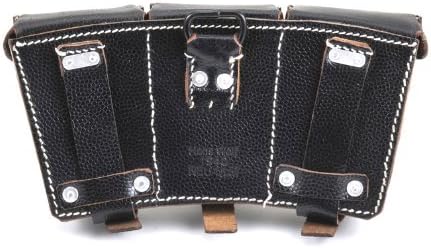 WW II German K98 Leather Ammo Pouch Marked Hans Wolf 1940 Neu ULM