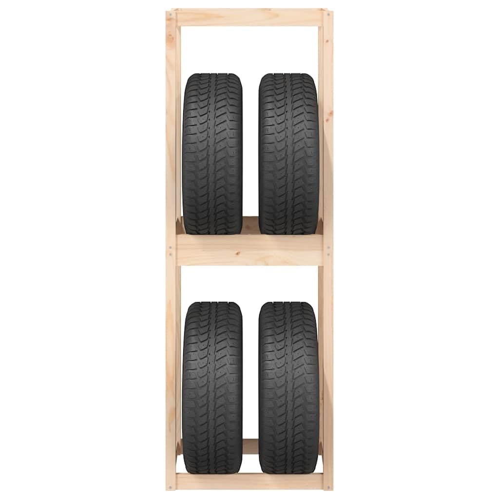 Porte-pneus 63x40x180 cm Bois de pin Massif,Entreprise & Industrie,Stockage Industriel,Étagères industrielles,10.05 kg-825005