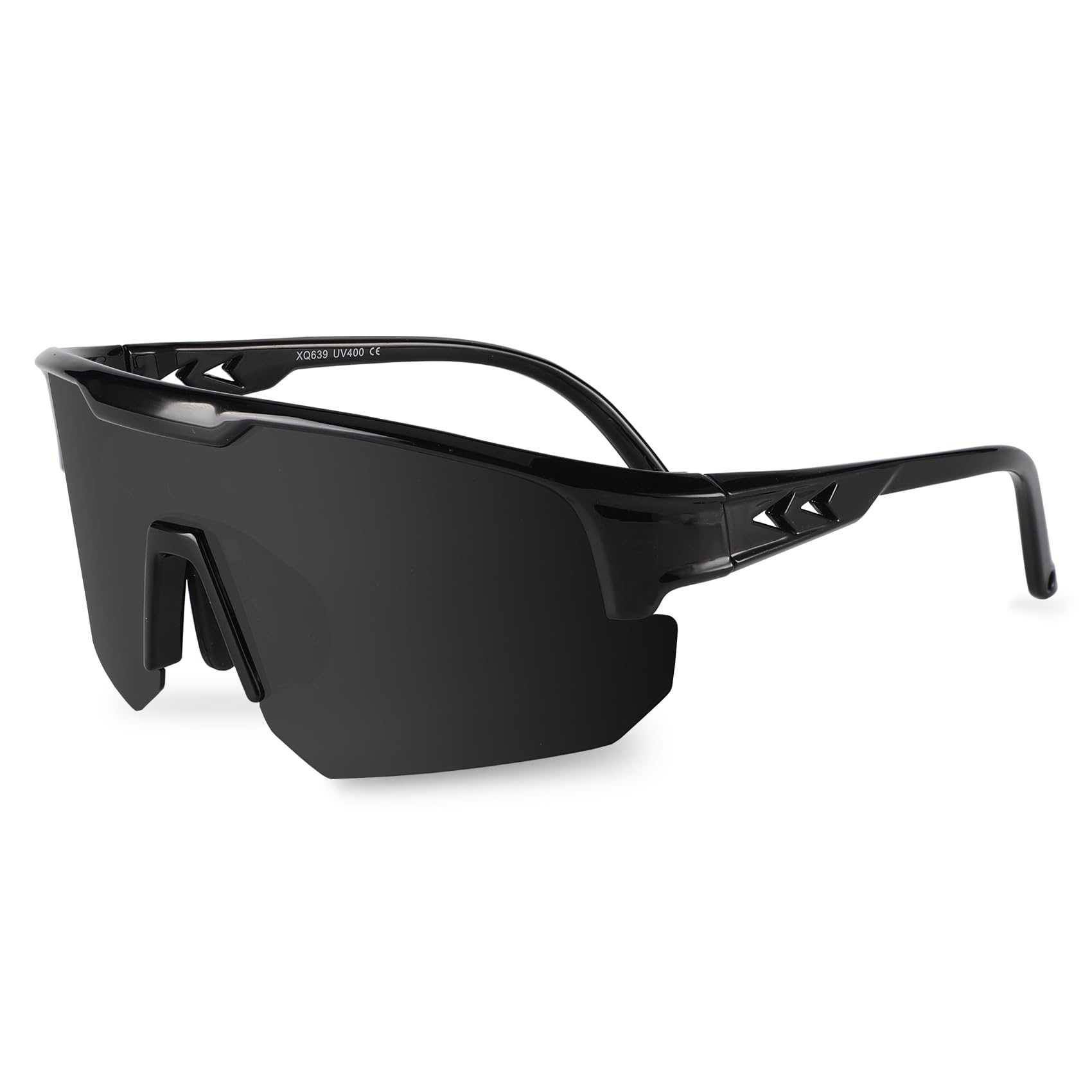 OULAIQI Occhiali da sole sportivi polarizzati TR90, leggeri, protezione UV400, unisex, per ciclismo, corsa, baseball ed escursionismo
