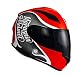 Produktbild MMGIRLS Retro Fiberglas Motorrad Integralhelm Downhill SUV Helm & 135 Grad großes Feld Objektiv (Schwarze Linse) - Multi-Color optional,C,XL