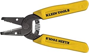 Klein Tools 11047 Wire Stripper / Cutter, Made in USA, Compact, Lightweight, Hardened Steel, Precision Ground, for Stranded and Solid Wires