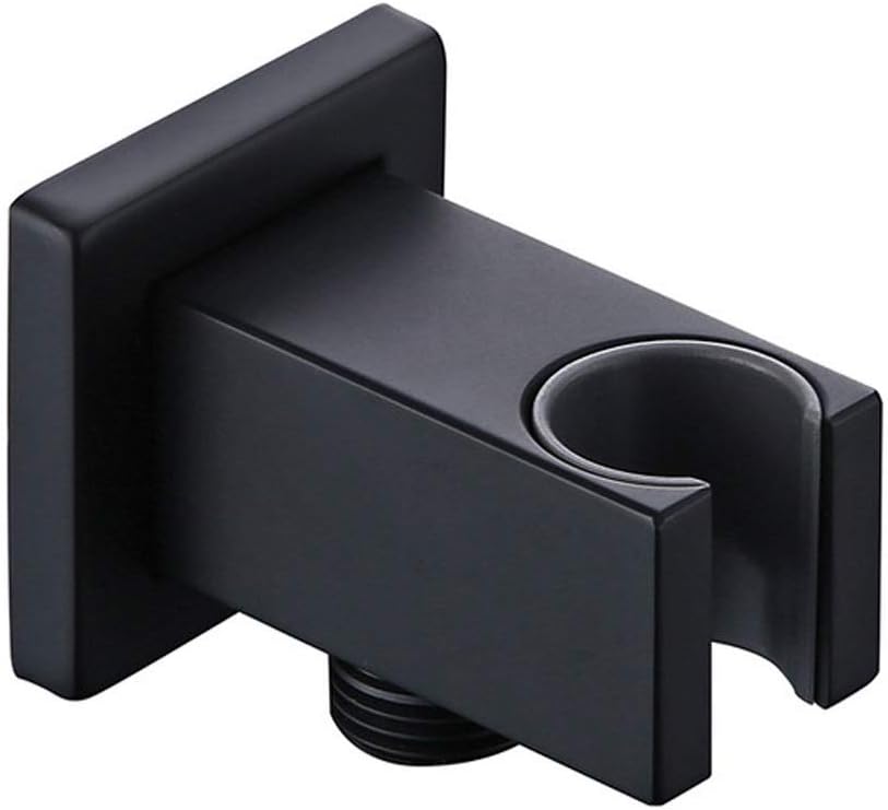 Matte Black Bathroom Shower Slider Holder Adjustable Bracket Wall Mounted Bathroom Accessory