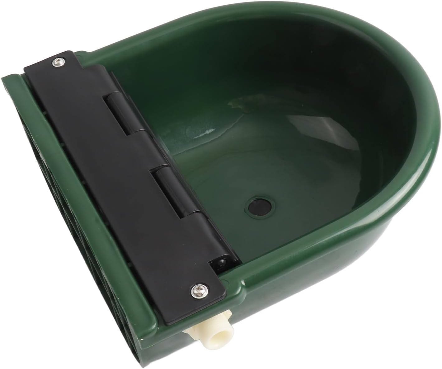 Pssopp Automatic Float Valve Water Trough, Sturdy Plastic, Continuous Water, Suitable for Horses, Cattle and Sheep, 4L Capacity, Backyard Livestock Watering