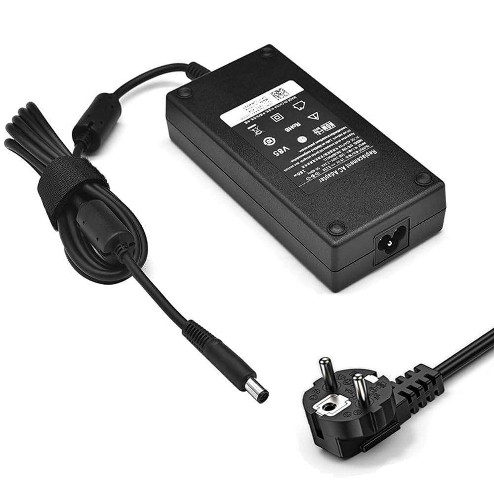 180W Chargeur Adaptateur LA180PM111 DA180PM111 LA180PM180 47RW6 74X5J WW4XY DW5G3 JVF3V MHP9C AC Adapter 19.5V 9.5A Alimentation Ordinateur Portable pour Dell Alienware Precision Inpiron Vostro