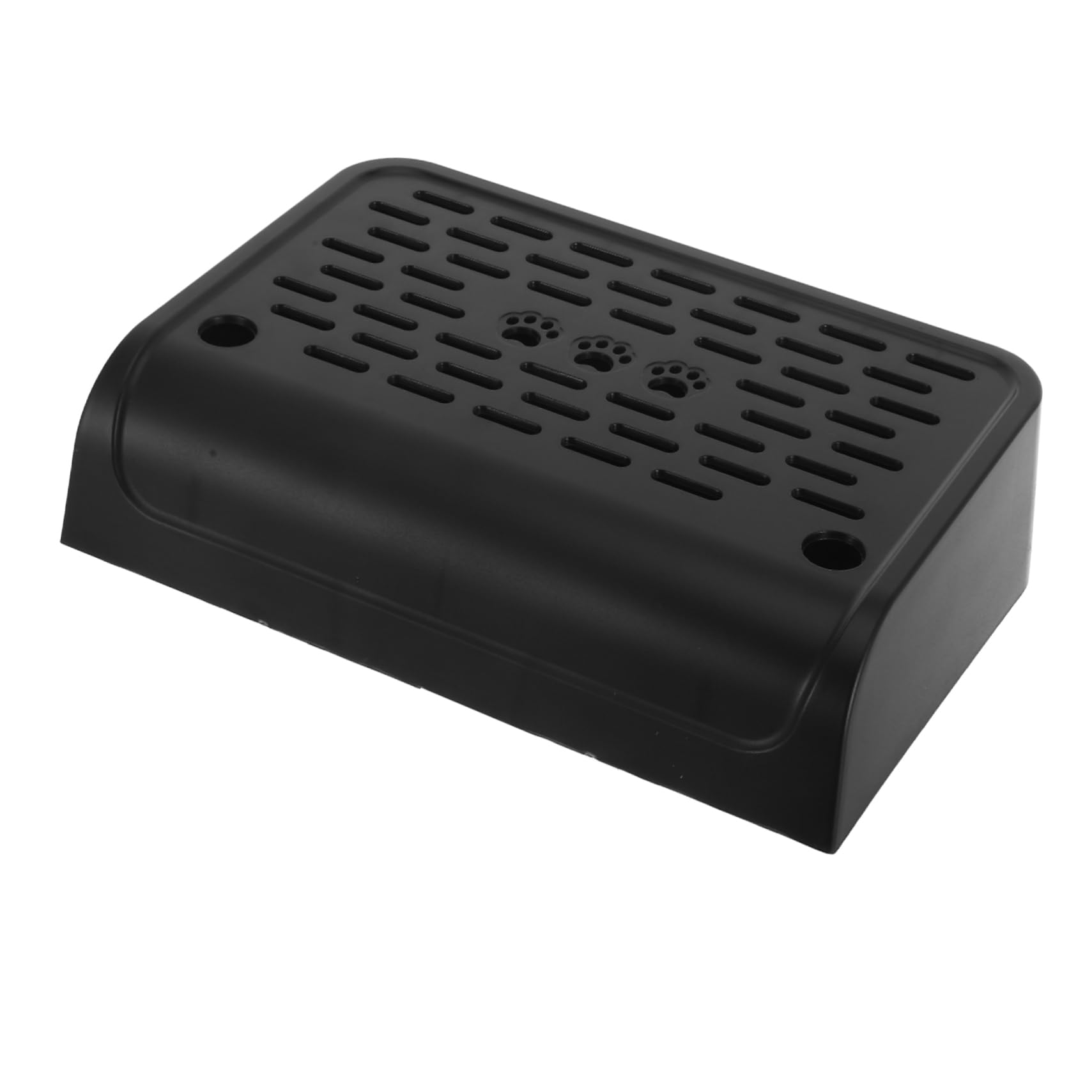 Rampe pour litière pour chats âgés Toddmomy en plastique ABS noir avec filtre