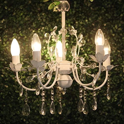 MIAHART 40 PCS Acrylic Crystal Christmas Tree Ornament Acrylic Bead Curtain for Christmas/Wedding Party