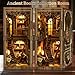CRIOLPO Book Nook Kits for Adults - Book Nook Kit Bookshelf Decor DIY Miniature House Kit for Bookshelf - Craft Kits for Adults Booknook Model Kits Tiny House Arts and Crafts