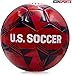 Icon Sports Officially Licensed U.S. Soccer Federation USMNT Soccer Ball Size 5 - Patriot Power Red