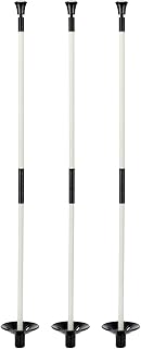 Golf Flagstick, Golf Pole Pin Flagpole Portable Detachable Design, Practice Putting Green Flag Stick for Yard Club, Backyard GolfCourse 3FT Heights Available, 3 Pack