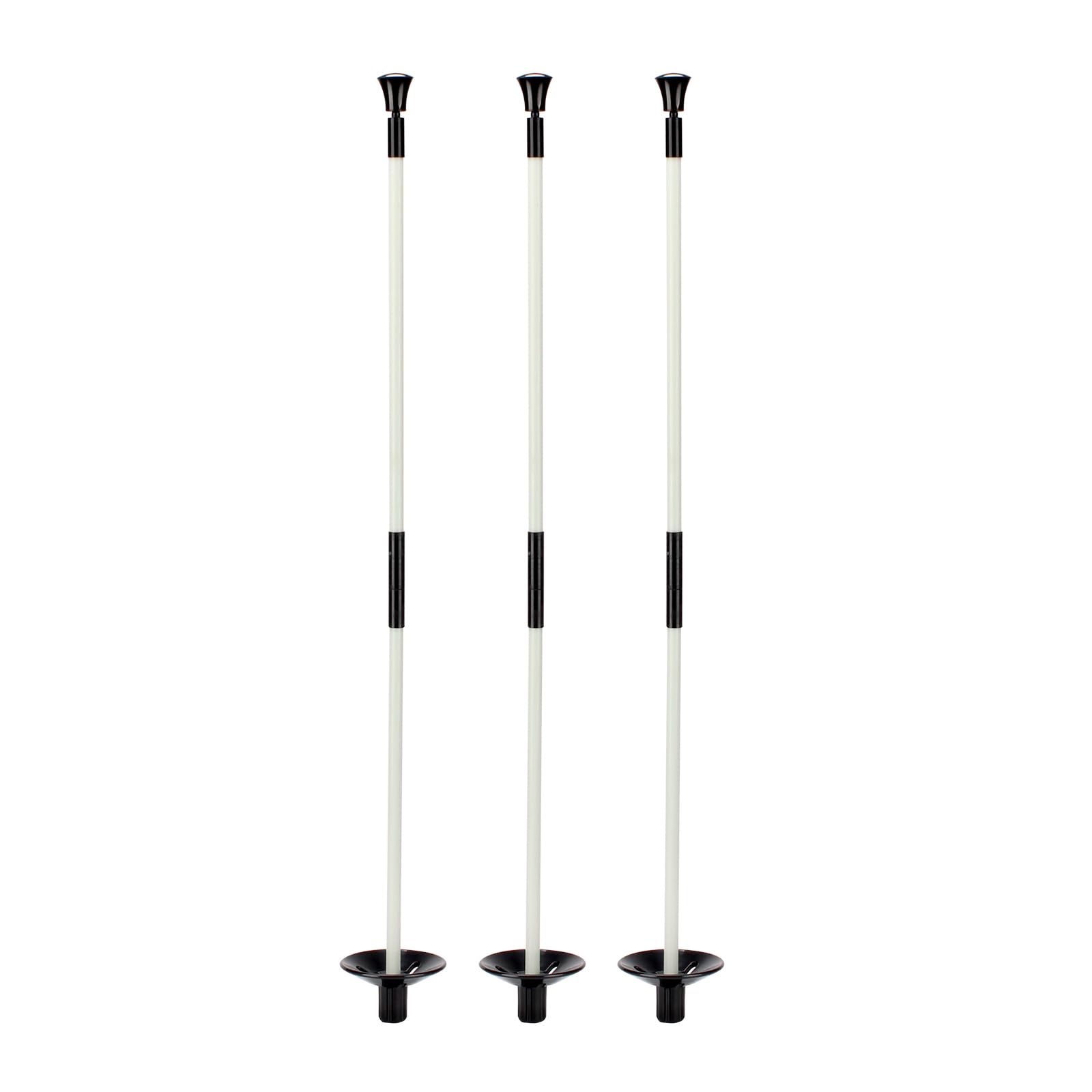 KVMORZE Golf Flagstick, Golf Pole Pin Flagpole Portable Detachable Design, Practice Putting Green Flag Stick for Yard Club, Backyard GolfCourse 3FT Heights Available, 3 Pack