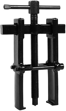 Jaw Puller, 2 Jaw Bearing Gear Puller, Carbon Steel Twin Legs Remover Hand Tool, Removal Kit 6, 55 90mm / 2.2" 3.5"