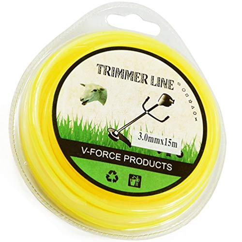 ULTECHNOVO Carretéis de Strimmers de Substituição de Cortador de Grama de 15 M Linha de Corte de Gra