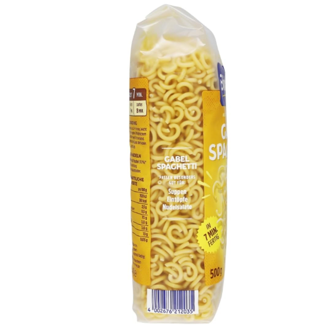 Mit Pufai Grocery, Birkel's No. 1 Gabelspaghetti Pasta Nudeln 500 gramm x 12 Stück