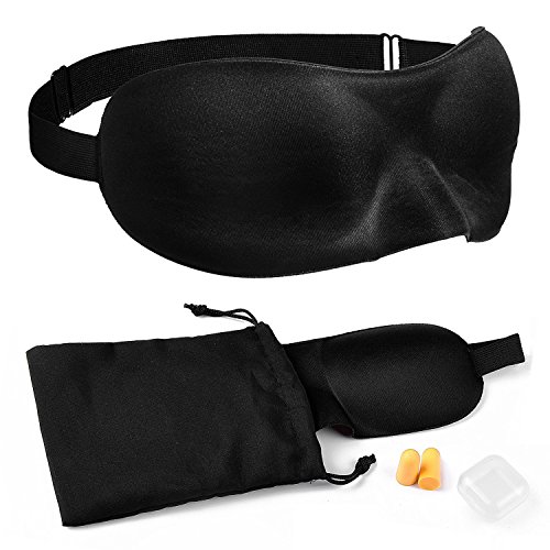 MARIEHR FEEL.LIFE Antifaz máscara para dormir venda de ojos con tapones para...